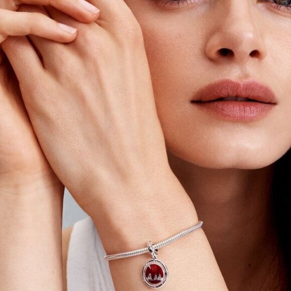 Pandora Stranger Things Glow-in-the-dark Upside Down Dangle Charm - Picture 4 of 5